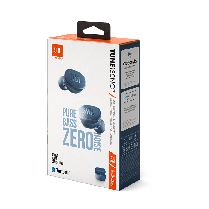 JBL Tune 130NC TWS - Blue - True wireless Noise Cancelling earbuds - Detailshot 10 image number null